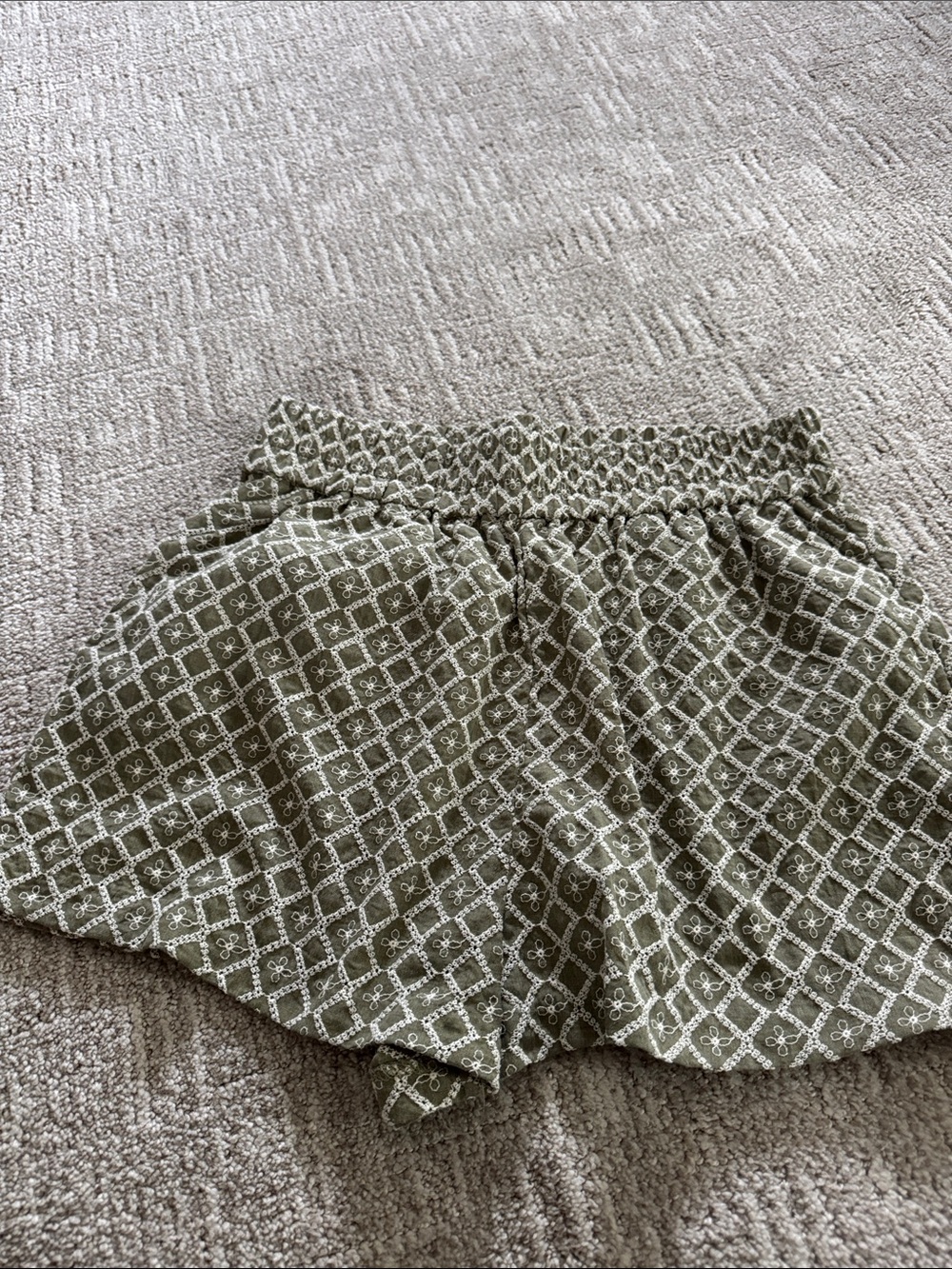 Zara eyelet shorts